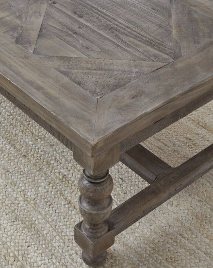 Null Furniture Aria Gray Wash Large Rectangular Cocktail Table-1