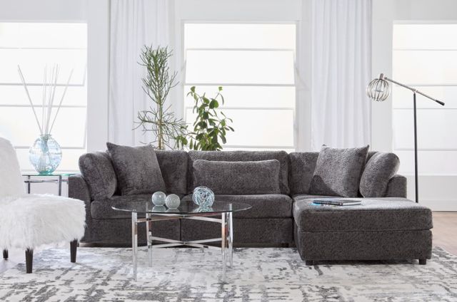 Hughes Furniture® 19100 4-Piece Gabby Storm Right-Arm Facing Sectional-1