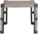 Vanguard® Furniture Customizable Fret Dining Table with Textured Fret Leg-0