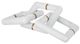 A & B Home White Marble Chain Sculpture-1