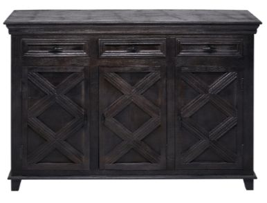Jaipur Furniture Alderfer Onyx Sand 3-Door Cabinet-2