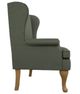 Best® Home Furnishings Customizable Sylvia Wing Back Chair with Honey Birch Legs-2