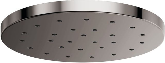 Brizo Essential™ H2Okinetic® Brilliance® Black Onyx Linear Round Single-Function Raincan Shower Head-0