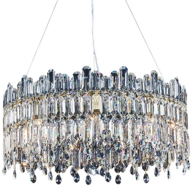 Michael Amini® Royal Crown Clear 9-Light Round Chandelier-0
