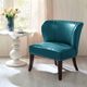 Olliix by Madison Park Blue Hilton Armless Accent Chair-4