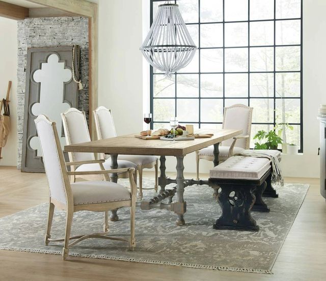 Hooker® Furniture Ciao Bella Black/Tuscan White Bench-1