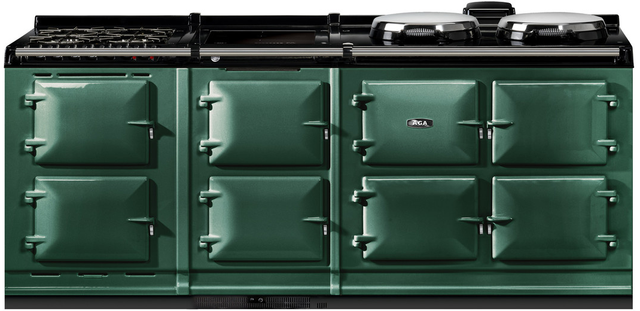 AGA™ Classic R7 210 83" British Racing Green Pro Style Dual Fuel Range-0