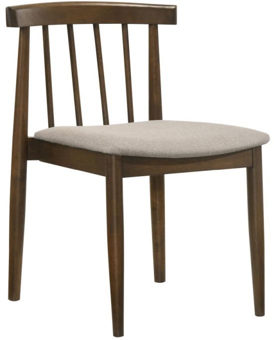 Coaster® Cullen 2-Piece Walnut/Wheat Dining Side Chair Set-3