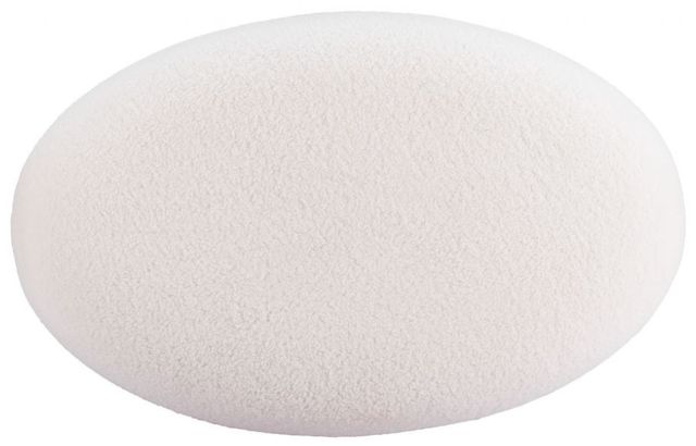 Zuo® Modern Amber Cream Ottoman-2