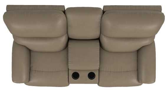La-Z-Boy® Trouper Marble Power Reclining Loveseat with Console and Headrest-4