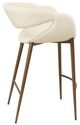 StyleCraft Ivory/Walnut Counter Stool-1