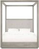 Modus Furniture Oxford Mineral California King Upholstered Canopy Bed-2