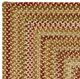 Capel Rugs Homecoming Wheatfield 20" x 30" Concentric Rectangle Throw Rug-1