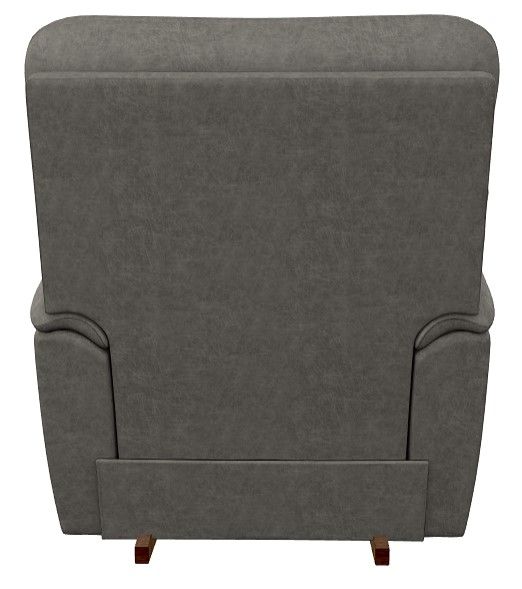 La-Z-Boy® Trouper Charcoal Power Rocking Recliner with Headrest and Lumbar-3