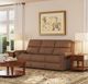 Flexsteel® Customizable Bernard 89" Leather Power Reclining Sofa with Console, Headrest and Lumbar-1