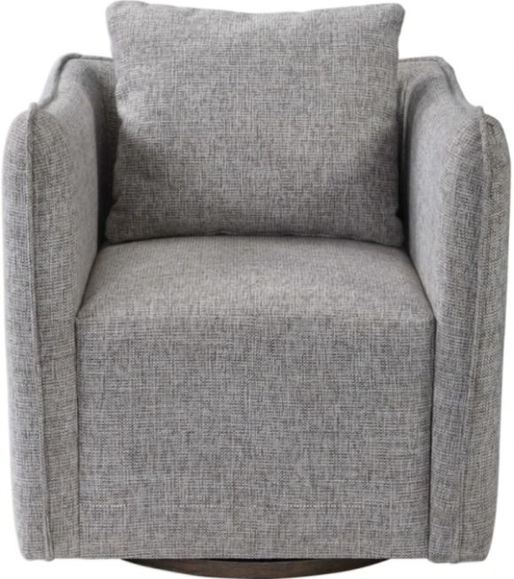 Uttermost® Corben Gray Swivel Chair-0