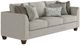 Fusion Furniture Homecoming Stone Gray Sofa-0