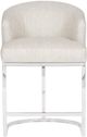 Vanguard® Furniture Vanguard Charley Index Porcelain/Polished Nickel Counter Stool-1