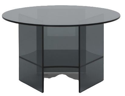 Natuzzi Editions Pepe Smoke Round Corner Table-0