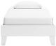 Signature Design by Ashley® Socalle Matte White Youth Twin Platform Bed-2