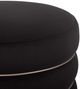 TOV Furniture Lakka Black Velvet Ottoman-5
