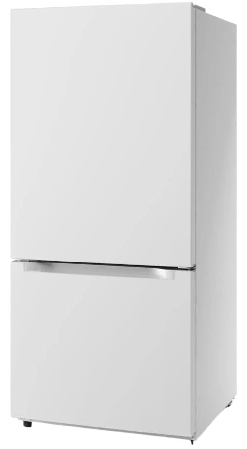 Midea® 30" 18.7 Cu. Ft. White Bottom Freezer Refrigerator-2