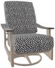 Telescope Casual St. Catherine Agra Classic/Desert Aluminum/Fabric Outdoor MGP Cushion Swivel Rocker with Boardwalk Rustic Arms-0