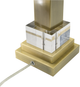 A & B Home Clear/Gold Table Lamp-3
