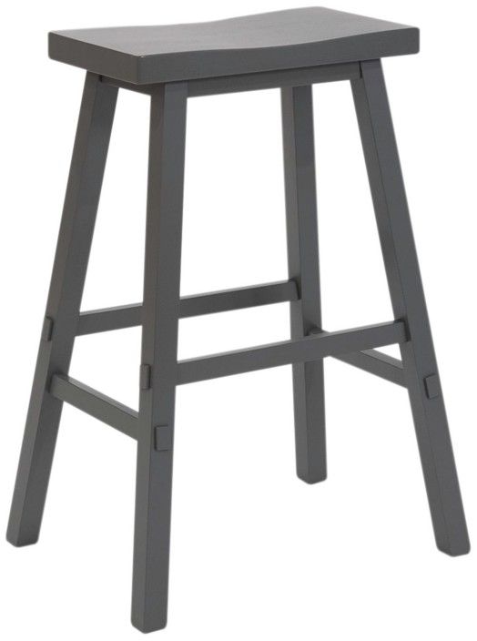 Liberty Furniture Creations II Gray 30" Sawhorse Counter Stool-0