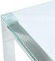 Inspire™ Zevon Glass Top Console/Desk with Silver Base-4