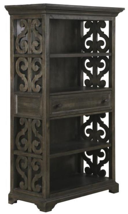 Magnussen Home® Bellamy Peppercorn Bookcase-0