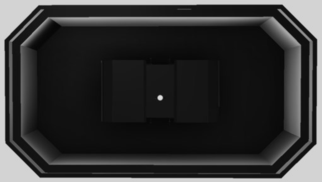 Vent-A-Hood® Designer Series 54" Black Island Range Hood-3