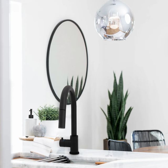 ZLine Autograph Edition Gemini Matte Black Touchless Kitchen Faucet-3