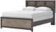 Signature Design by Ashley® Broachmyn Black/Gray Lighted Queen Bookcase Panel Bed-4