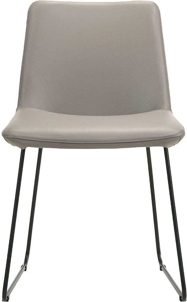 Moe's Home Collection Villa 2-Piece Grey Dining Side Chair Set-0