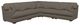 La-Z-Boy® Paxton 5-Piece Cocoa Sectional-0