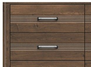 Country View Woodworking Westroom Bedroom Brown Maple 54" Dresser-1