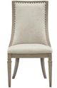 Magnussen Home® Lancaster Dovetail Gray Upholstered Dining Side Chair-2