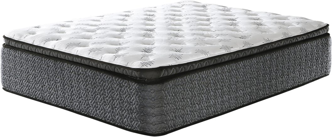 Sierra Sleep By Ashley Ultra Luxury Hybrid Pillow Top Plush California King Mattress in a Box Canyon Street Furniture