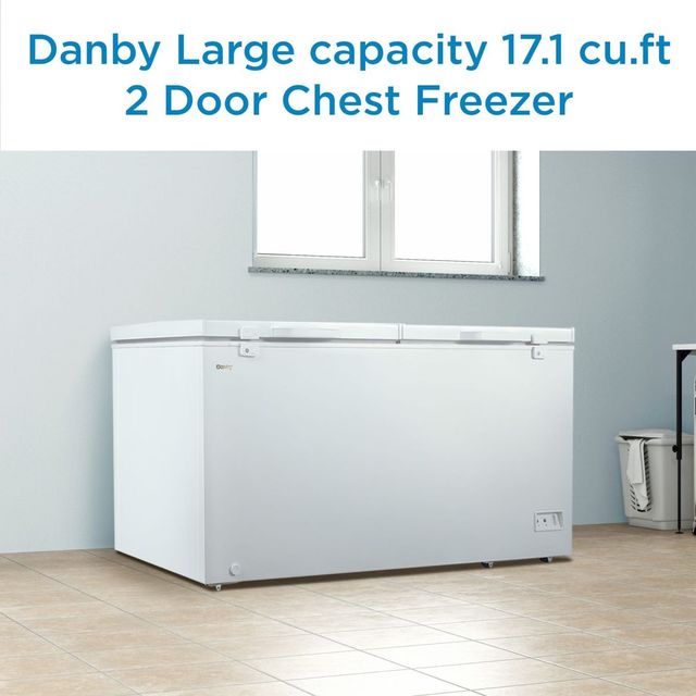 Danby® 17.1 Cu. Ft. White Chest Freezer-3