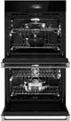 Jennair® NOIR™ 30" Stainless Steel Double Electric Wall Oven with V2™ Vertical Dual-Fan True Convection with Advanced Temperature Precision-2