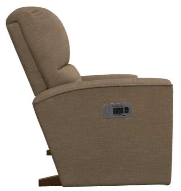 La-Z-Boy® Cade Coffee Power Rocking Recliner with Headrest and Lumbar-3