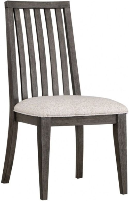Winners Only® Maybrook Beige/Dark Oak Dining Side Chair-0