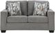 Signature Design by Ashley® Deltona Graphite Loveseat-1