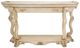 Michael Amini® Platine De Royale Champagne Oval Console Table-1