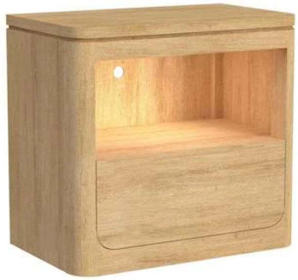 Elements International Rosalie Natural Nightstand-0