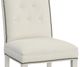 Fairfield® Customizable Entree Dining Empire Tall Tufted Back Dining Chair with Linen Legs-4