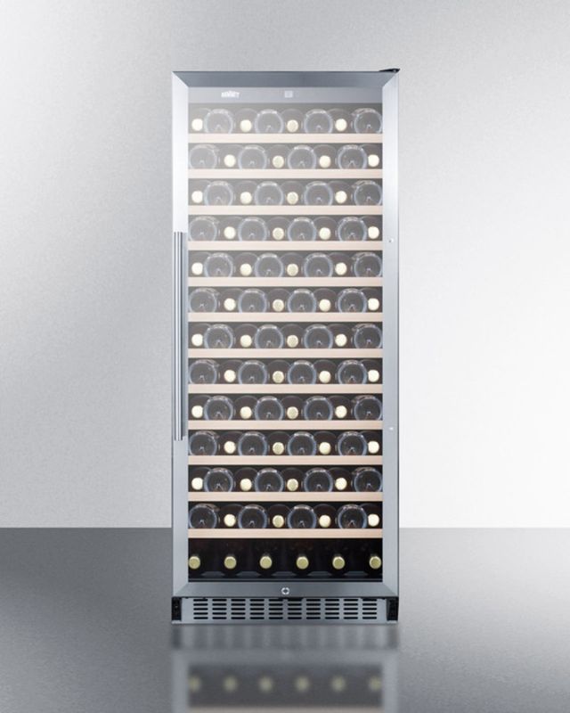 Summit® 24" Stainless Steel Wine Cooler-2