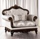Furniture of America® Veracruz Beige/Dark Cherry Chair-1