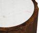 Coast2Coast Home™ Katina White End Table with Brown Base-4